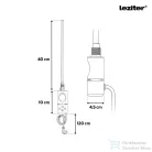 Leziter Elektromos fűtőpatron törölközőszárító radiátorhoz digitális hőfokszabályozóval 400W fehér LFP04-400W-W