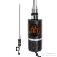 Leziter Elektromos fűtőpatron törölközőszárító radiátorhoz digitális hőfokszabályozóval 600W fekete LFP04-600W-B