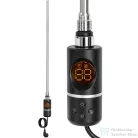 Leziter Elektromos fűtőpatron törölközőszárító radiátorhoz digitális hőfokszabályozóval 800W fekete LFP04-800W-B