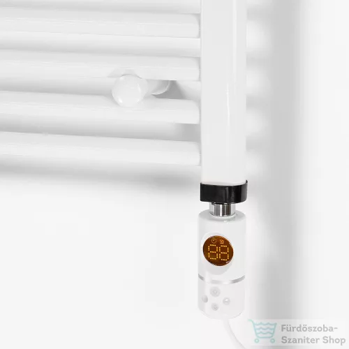 Leziter Elektromos fűtőpatron törölközőszárító radiátorhoz digitális hőfokszabályozóval 800W fehér LFP04-800W-W