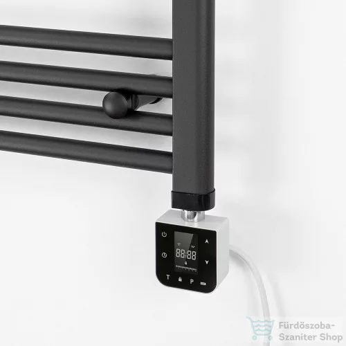 Leziter Wifi-s fűtőpatron törölközőszárító radiátorhoz digitális hőfokszabályozóval 400W fehér LFPW05-400W-W