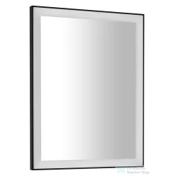   Sapho GANO tükör LED világítással, 60x80cm, fekete (LG260)