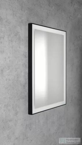 Sapho GANO tükör LED világítással, 60x80cm, fekete (LG260)