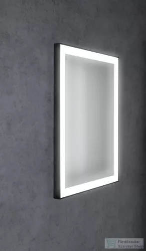 Sapho GANO tükör LED világítással, 60x80cm, fekete (LG260)