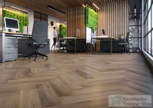 Afirmax Legnar-Herringbone Frisco Tölgy 59,2x14,8 SPC vízálló vinyl padlólap LHB 41475
