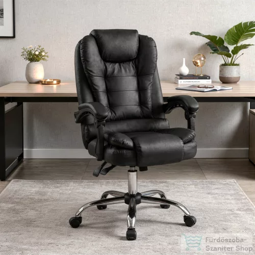 Leziter Optima irodai forgószék fekete LIF-633