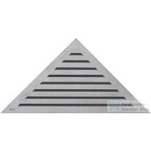   Alcaplast LIFE sarok zuhanyfolyókához rács, 382x270 mm, rozsdamentes-matt