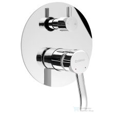   Sapho LUKA falba süllyesztett zuhanycsaptelep, 2-irányú váltóval, zuhanyszett nélkül, króm (LK43)