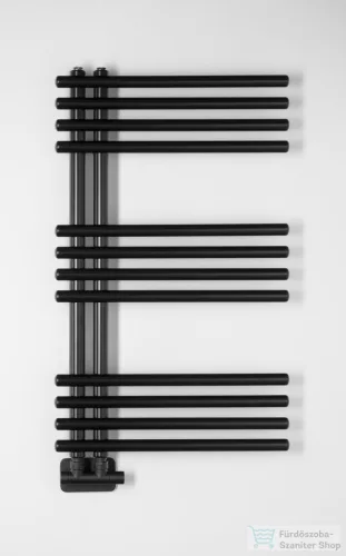 Sapho NYMPHA fürdőszobai radiátor 500x800 mm, matt fekete LLN80B