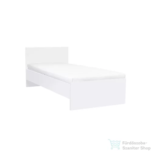 Leziter Miami egyszemélyes ágy 90x200 cm fehér-fehér LMEA90FF