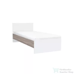   Leziter Miami egyszemélyes ágy 90x200 cm fehér-yorki tölgy LMEA90FYT