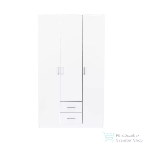 Leziter Miami gardróbszekrény 120x205 cm fehér-fehér LMGSZ120FF