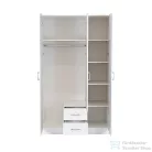 Leziter Miami gardróbszekrény 120x205 cm fehér-fehér LMGSZ120FF