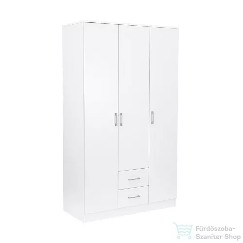 Leziter Miami gardróbszekrény 120x205 cm fehér-fehér LMGSZ120FF