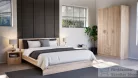 Leziter Miami gardróbszekrény 120x205 cm sonoma tölgy-sonoma tölgy LMGSZ120STST