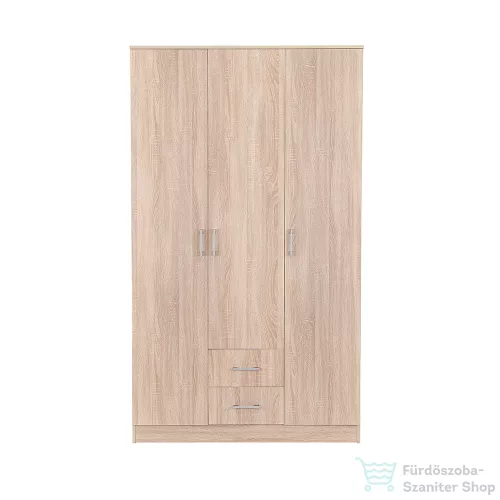 Leziter Miami gardróbszekrény 120x205 cm sonoma tölgy-sonoma tölgy LMGSZ120STST