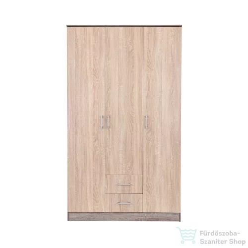 Leziter Miami gardróbszekrény 120x205 cm sonoma tölgy-yorki tölgy LMGSZ120STYT