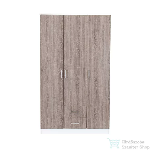 Leziter Miami gardróbszekrény 120x205 cm yorki tölgy-fehér LMGSZ120YTF