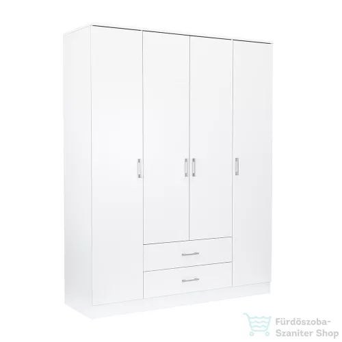 Leziter Miami gardróbszekrény 160x205 cm fehér-fehér LMGSZ160FF