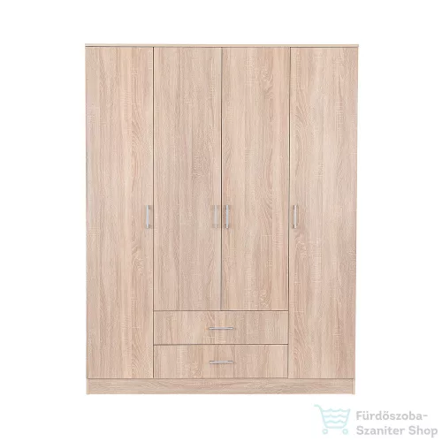 Leziter Miami gardróbszekrény 160x205 cm sonoma tölgy-sonoma tölgy LMGSZ160STST