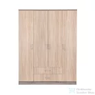 Leziter Miami gardróbszekrény 160x205 cm sonoma tölgy-yorki tölgy LMGSZ160STYT