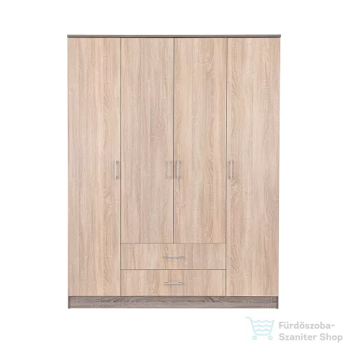Leziter Miami gardróbszekrény 160x205 cm sonoma tölgy-yorki tölgy LMGSZ160STYT