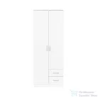 Leziter Miami gardróbszekrény 80x205 cm fehér-fehér LMGSZ80FF