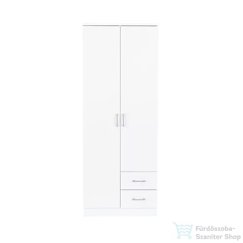 Leziter Miami gardróbszekrény 80x205 cm fehér-fehér LMGSZ80FF