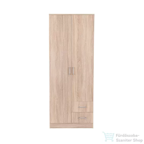 Leziter Miami gardróbszekrény 80x205 cm sonoma tölgy-sonoma tölgy LMGSZ80STST