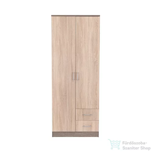 Leziter Miami gardróbszekrény 80x205 cm sonoma tölgy-yorki tölgy LMGSZ80STYT