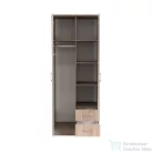 Leziter Miami gardróbszekrény 80x205 cm sonoma tölgy-yorki tölgy LMGSZ80STYT