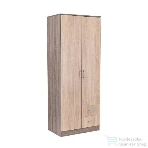 Leziter Miami gardróbszekrény 80x205 cm sonoma tölgy-yorki tölgy LMGSZ80STYT