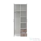 Leziter Miami gardróbszekrény 80x205 cm yorki tölgy-fehér LMGSZ80YTF