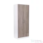 Leziter Miami gardróbszekrény 80x205 cm yorki tölgy-fehér LMGSZ80YTF