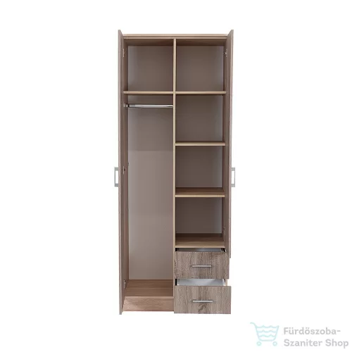 Leziter Miami gardróbszekrény 80x205 cm yorki tölgy-sonoma tölgy LMGSZ80YTST
