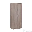 Leziter Miami gardróbszekrény 80x205 cm yorki tölgy-yorki tölgy LMGSZ80YTYT