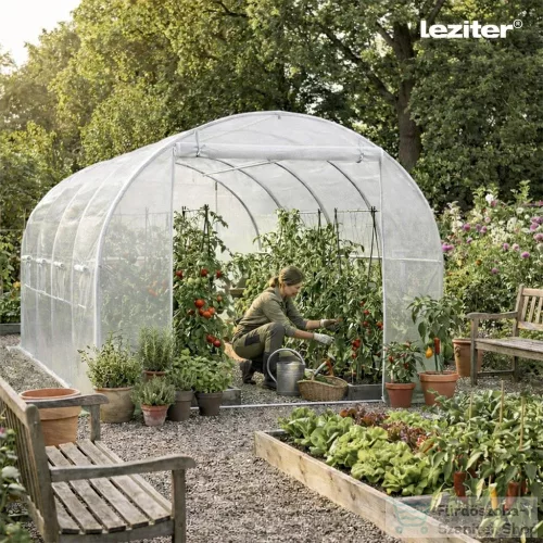 Leziter Fóliasátor 200x250x400 cm váz+fólia átlátszó LMH-42219-TR