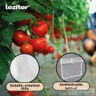Leziter Fóliasátor 200x250x400 cm erősített vázzal+fólia átlátszó LMH-42225-TR