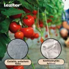 Leziter Fóliasátor 200x300x450 cm erősített vázzal+fólia fehér LMH-43225-WH