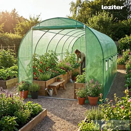 Leziter Fóliasátor 200x300x600 cm váz+fólia LMH-63219