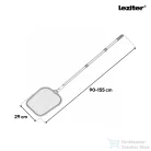 Leziter Medence tisztító háló teleszkópos nyéllel 120 cm LMTH-02