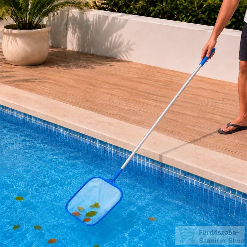 Leziter Medence tisztító háló 5 részes nyéllel 122 cm LMTH-04
