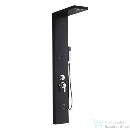 Leziter Malaga Black hidromasszázs zuhanypanel LN-A102