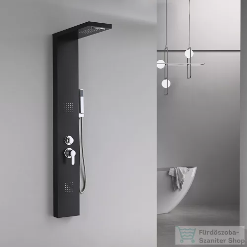 Leziter Malaga Black hidromasszázs zuhanypanel LN-A102