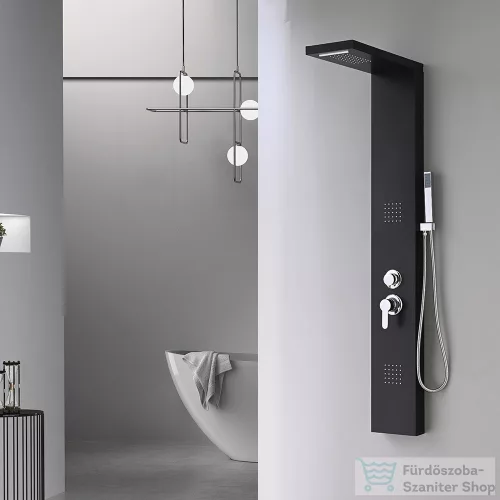 Leziter Malaga Black hidromasszázs zuhanypanel LN-A102