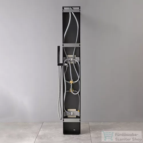 Leziter Malaga Black hidromasszázs zuhanypanel LN-A102