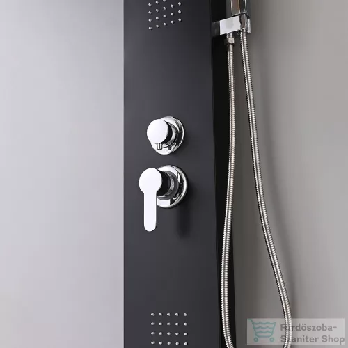 Leziter Malaga Black hidromasszázs zuhanypanel LN-A102