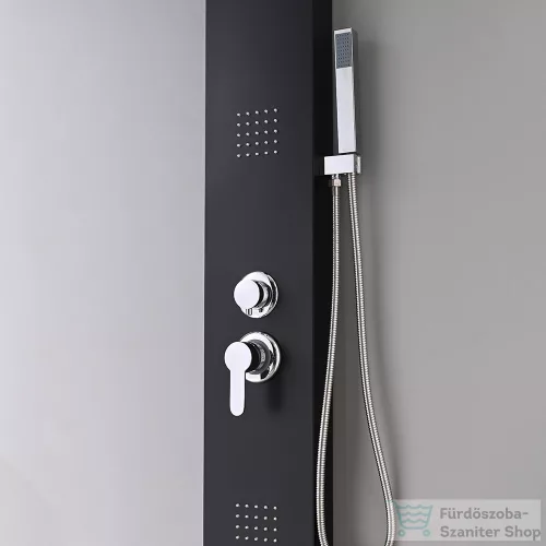 Leziter Malaga Black hidromasszázs zuhanypanel LN-A102