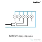 Leziter Nova csillárkapcsoló 10A 250V keret nélkül 105 szürke LN105-SZ