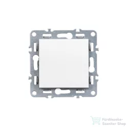 Leziter Nova kereszt kapcsoló 10A 250V 107 fehér LN107-F